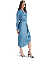 Steve Madden Women's Martina Asymmetrical-Hem Wrap Dress