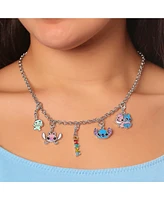 Disney Stitch Interchangeable Diy Charm Necklace Set - Giftable Ohana, Angel, Stitch, Scrump