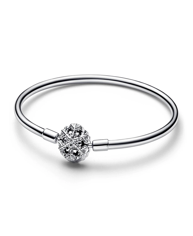 Pandora Sterling Silver Snowflake Clasp Bracelet