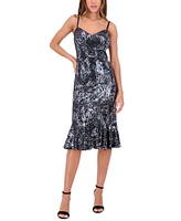 Siena Women's Sequined Fit & Flare Dress