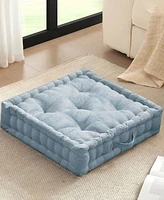 Intelligent Design Azza Chenille Square Floor Pillow Cushion, 24" x