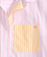 State of Day Women's Colorblocked Striped Boxer Pajama Set, Exclusively at Macy's