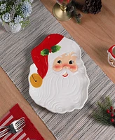 Mr. Christmas 14" Ceramic Santa Serving Platter