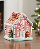 Mr. Christmas 7" Nostalgic Ceramic Lit Gingerbread House