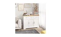 Slickblue Stylish Sideboard Buffet Cabinet for Dining Room Storage and Organization