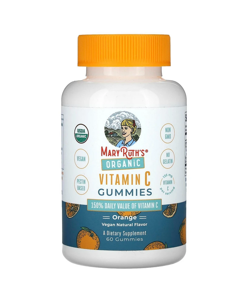 MaryRuth's Organic Vitamin C Gummies Orange 135 mg