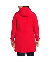 Lands' End Plus Squall Hooded Waterproof Raincoat