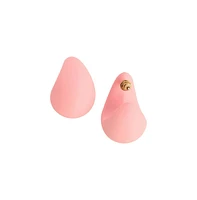 Sohi Women's The Medium Semi-Chunky Hoop Earrings