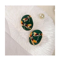 Sohi Women's The Dragonfly Stud Earrings