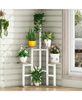 Tribesigns 6 Tiered Plant Shelf Flower Stand,Corner Plant Stand Indoor,Tall Multiple Potted Plant Holder Rack Planter Organizer