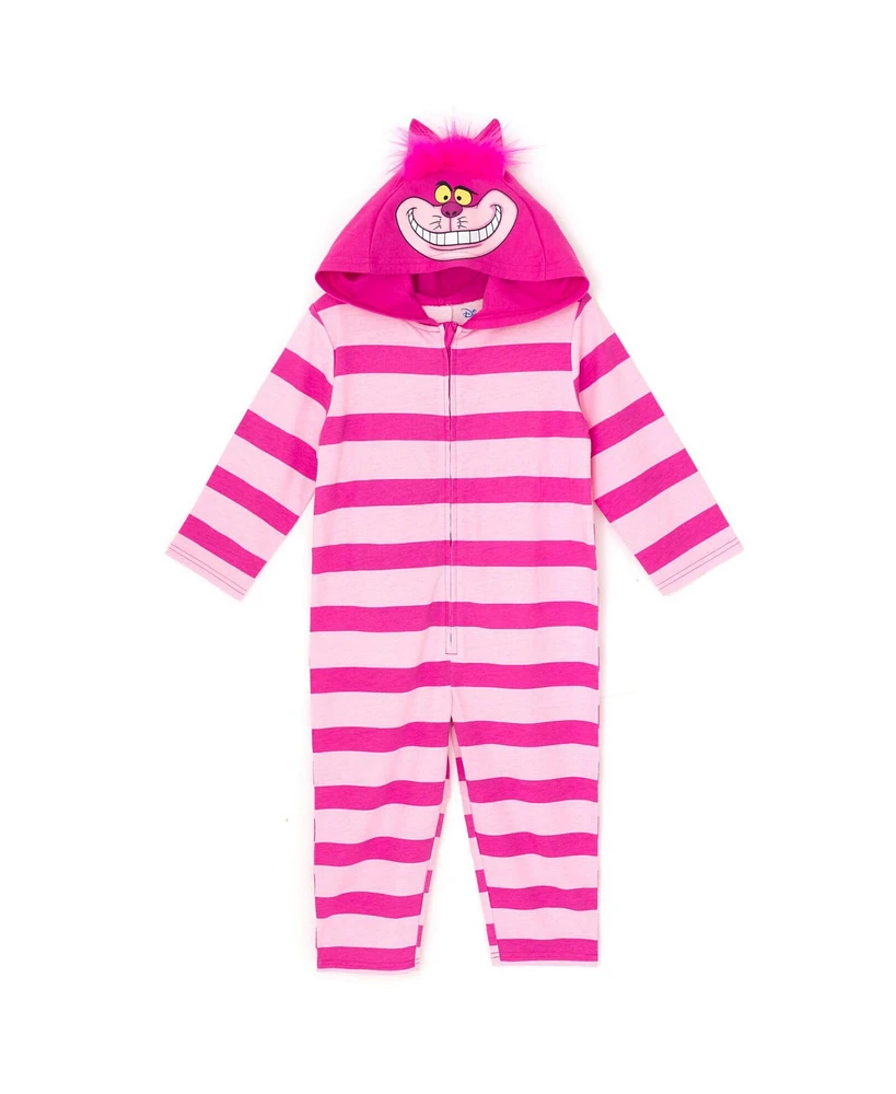 Disney Boys Alice Wonderland Cheshire Cat Zip Up Coverall Tail