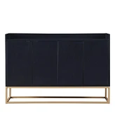 Slickblue Elegant Modern Sideboard Buffet Cabinet with Ample Storage for Dining Room and Entryway