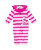 Disney Toddler Boys Alice Wonderland Cheshire Cat Zip Up Coverall Tail