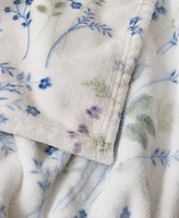 Lucky Brand Wildflower Plush Throw, 50" x 70"