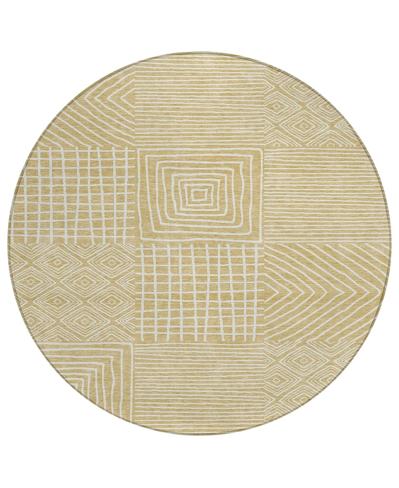 Addison Chantille Machine Washable ACN1044 8'x8' Round Area Rug