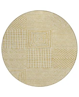 Addison Chantille Machine Washable ACN1044 8'x8' Round Area Rug