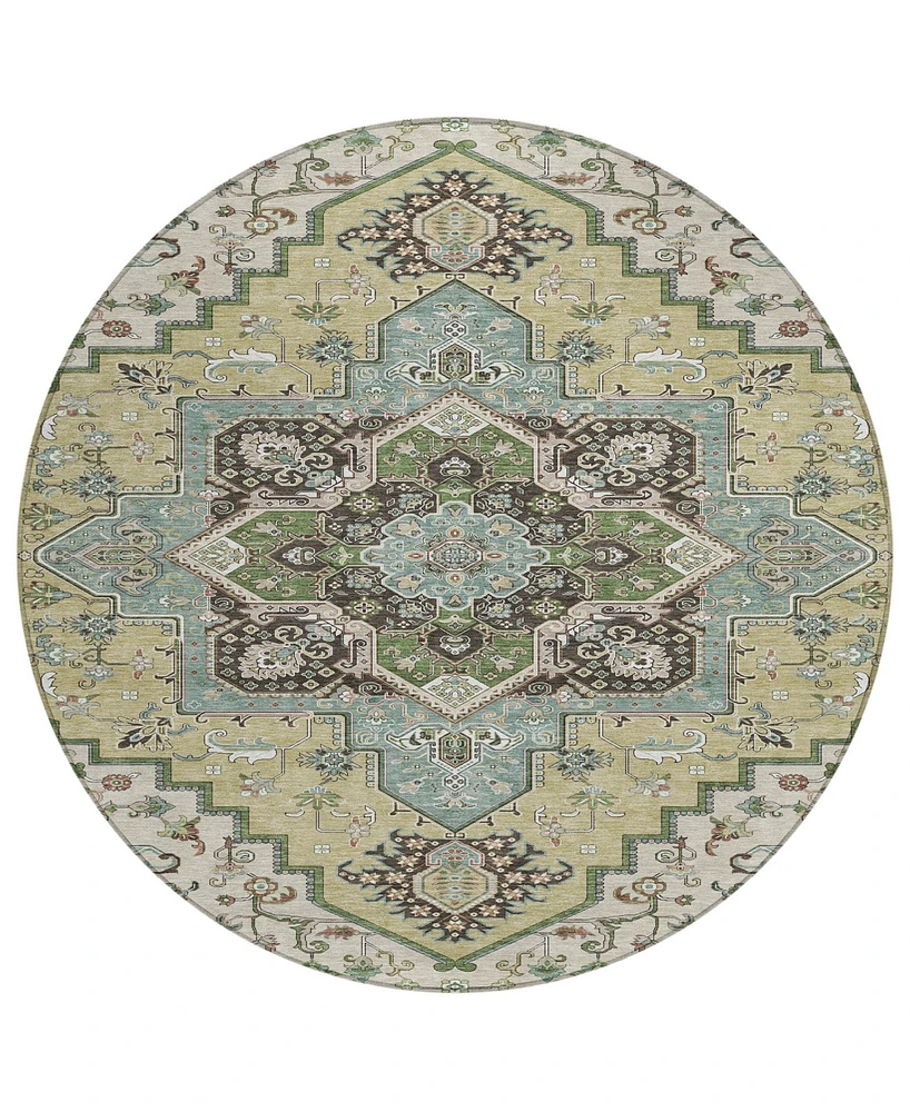 Addison Chantille Machine Washable ACN1036 8'x8' Round Area Rug