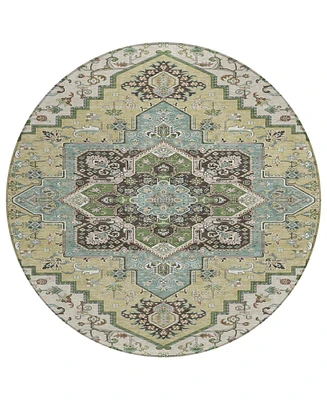 Addison Chantille Machine Washable ACN1036 8'x8' Round Area Rug