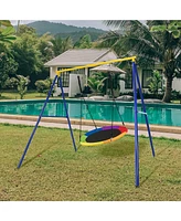 Hongge Extra Large Heavy Duty A-Frame Steel Swing Stand