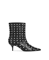 Schutz Women's Gail Stud Pointed Toe Booties