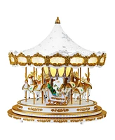 Mr. Christmas 17" Animated Snowflake Crystal Carousel