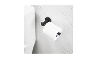 Slickblue Thick Space Aluminum Toilet Paper Holder - Wall-Mount Roll for Bathroom, Kitchen, and Washroom