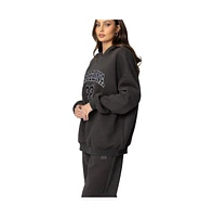 Edikted Women's Barcelona Oversized Hoodie - Dark