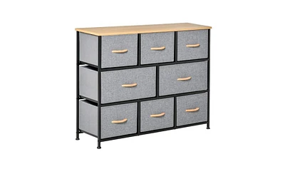 Slickblue Fabric Storage Cabinet - Versatile Organizer for Bedroom, Living Room, or Closet