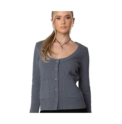 Edikted Women's Daphnee Knit Cardigan