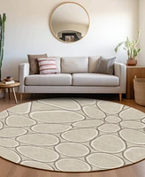 Addison Chantille Machine Washable ACN1041 8'x8' Round Area Rug