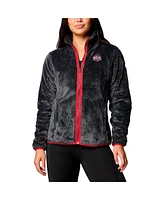 Columbia Women's Black Ohio State Buckeyes Fireside Ii Sherpa Full-Zip Jacket