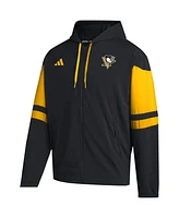 Men's adidas Black Pittsburgh Penguins Full-Zip Hoodie