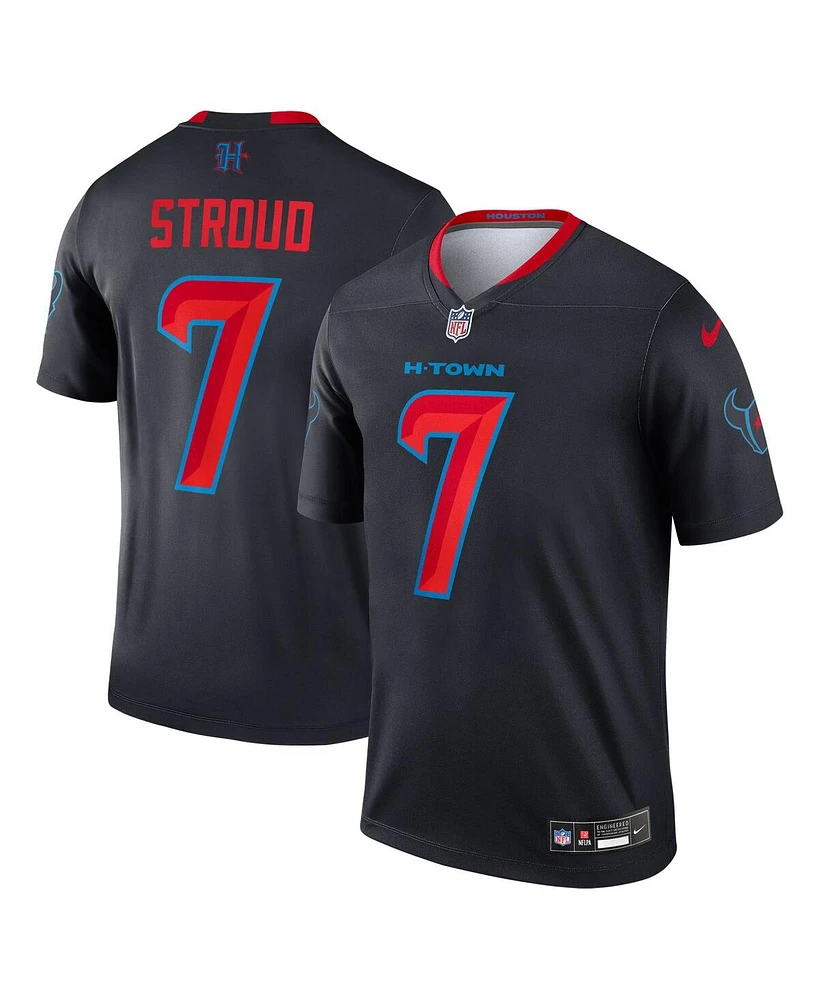 Nike Men's C.j. Stroud Navy Houston Texans 2nd Alternate Legend Player Performance Top