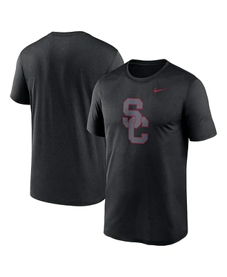 Nike Men's Black Usc Trojans Color Pop Logo Legend T-Shirt