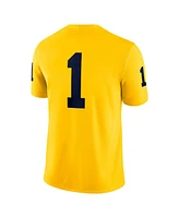 Jordan Men's 1 Maize Michigan Wolverines Alternate Game Jersey