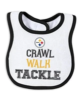 Wear by Erin Andrews Baby Boys and Girls Pittsburgh Steelers Sleep Play Set