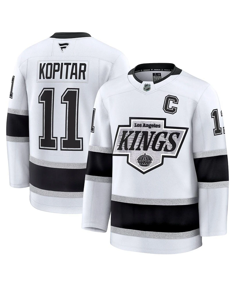 Fanatics Men's Anze Kopitar White Los Angeles Kings Away Premium Jersey