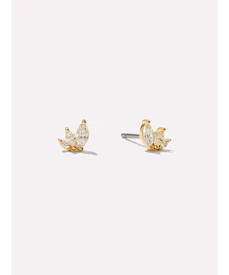 Ana Luisa Gold Stud Earrings - Kennedy