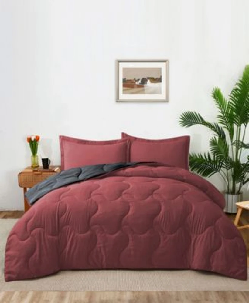 Unikome Lightweight Quilted Reversible Down Alternative Comforters