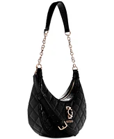 Guess Bessey Quilted Hobo Shoulder Bag