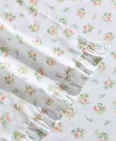 Laura Ashley 200-Thread Count Cotton Percale 4 -Pc. Sheet Set, Queen