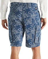 Nautica Men's Relaxed Fit Koi Print 9.5" Cargo Shorts