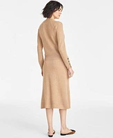 On 34th Womens Raglan Sleeve Crewneck Sweater Sweater Knit Trumpet Midi Skirt Exclusively At Macys