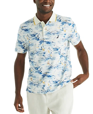 Nautica Men's Classic Fit Printed Polo Shirt