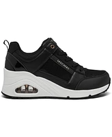 Skechers Street Uno Wedge - Everything Nice Casual Sneakers from Finish Line