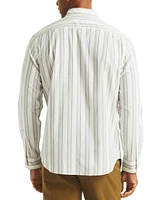 Nautica Men's Striped Button Down Long Sleeve Shirt