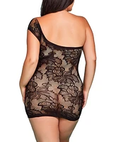 Hauty Plus Size Sheer and Mini Chemise