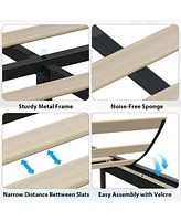 gaomon King Size Floating Bed Frame with Led Lights