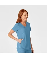 Wink Women's Renew Mock Wrap Scrub Top