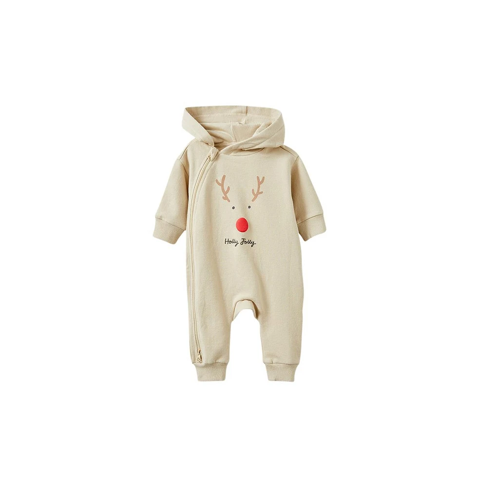 Cotton On Baby Boys Goldie Hooded All One